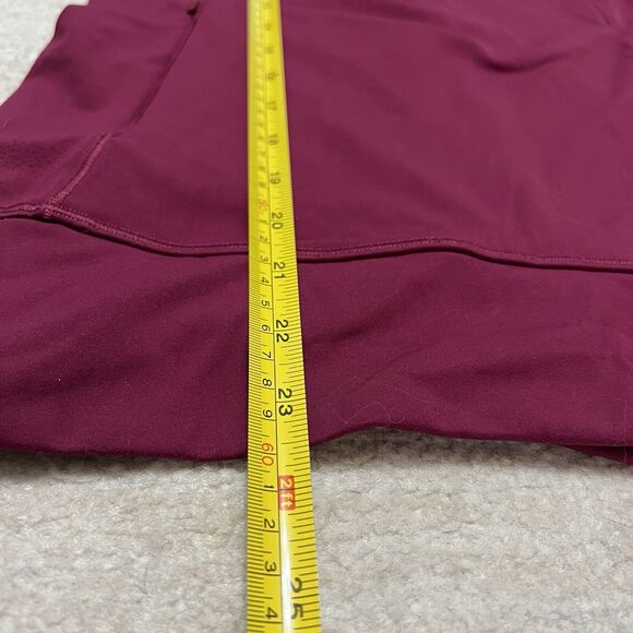 ATHLETA Tech Workout Jacket 1/2 Zip Pullover Berry Size Extra Small - Picture 7 of 9
